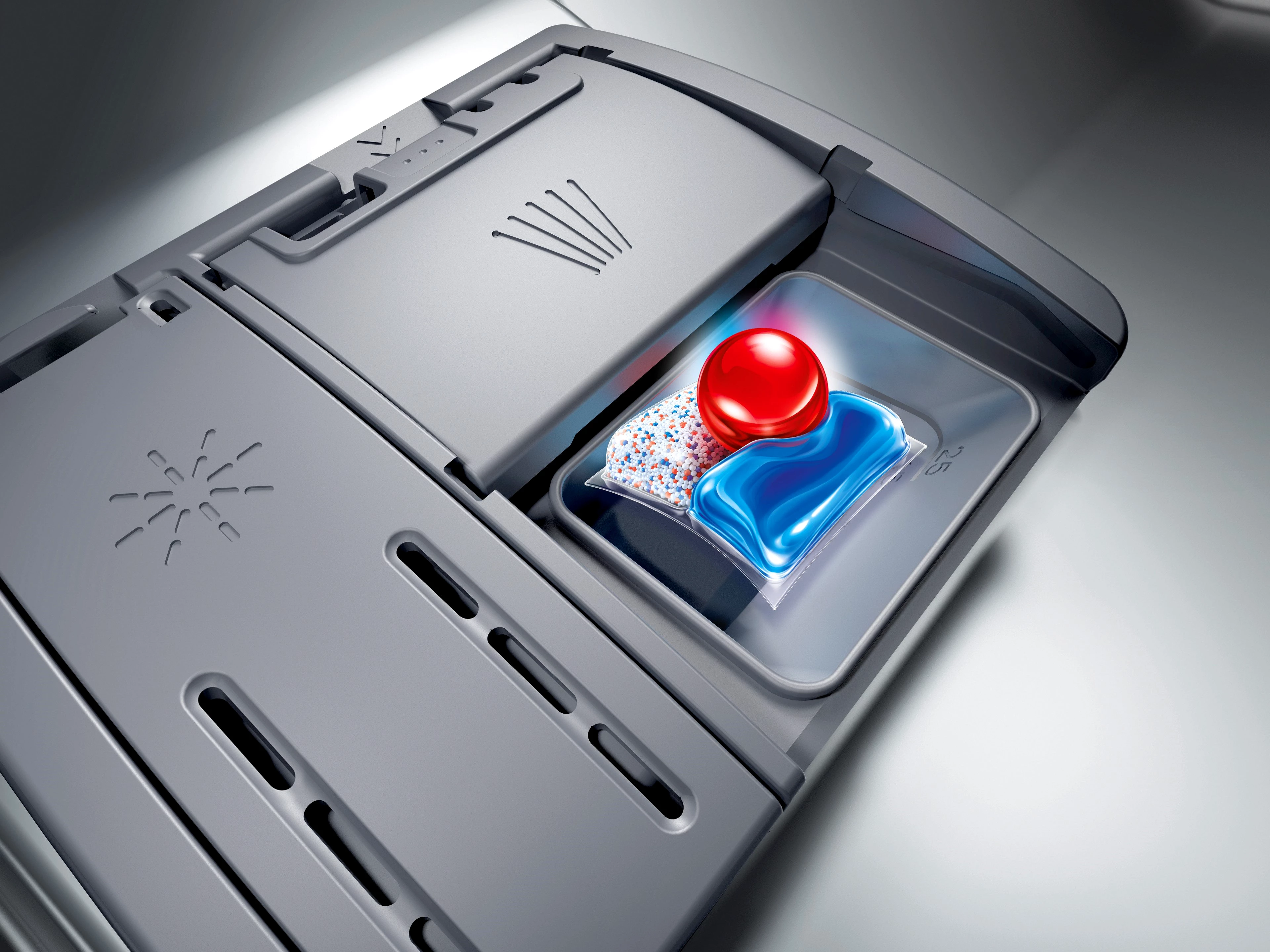 BOSCH teilintegrierbarer Geschirrspüler Serie 4 SMI4EVS09E, 14 Maßgedecke