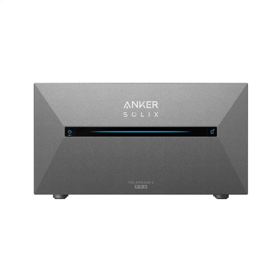 Anker Anker SOLIX Solarbank 2 E1600 Pro Stromspeicher (1 St), LiFePO4-Akku mit 6.000 Ladezyklen