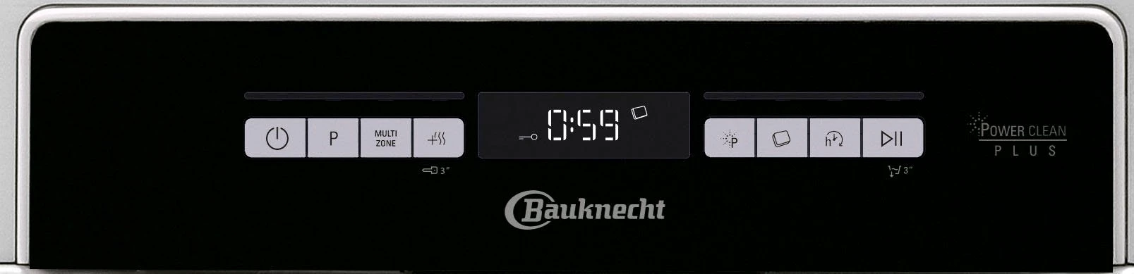 BAUKNECHT Unterbaugeschirrspüler BSUO 3O21 PF X (2), 10 Maßgedecke